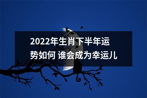 <h3>2025年生肖下半年运势如何谁会成为幸运儿