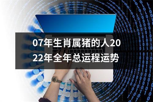 07年生肖属猪的人2022年全年总运程运势