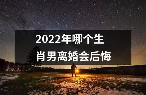 2022年哪个生肖男离婚会后悔