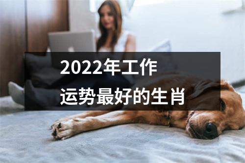 2022年工作运势好的生肖