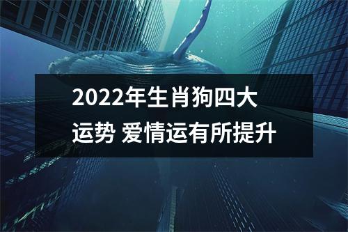 2022年生肖狗四大运势爱情运有所提升