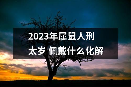 2025年属鼠人刑太岁佩戴什么化解