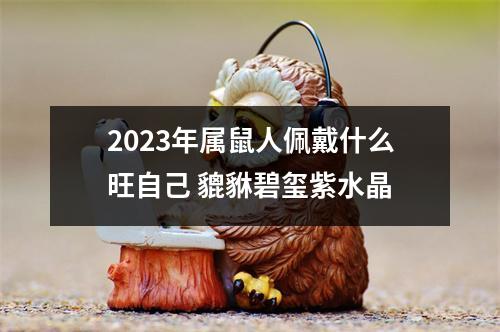 2025年属鼠人佩戴什么旺自己貔貅碧玺紫水晶