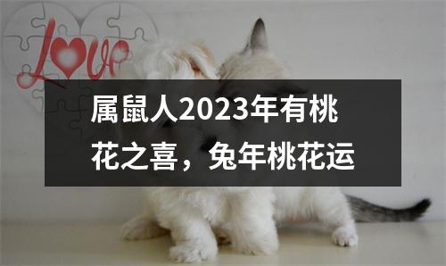 属鼠人2025年有桃花之喜，兔年桃花运