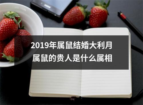 2019年属鼠结婚大利月属鼠的贵人是什么属相