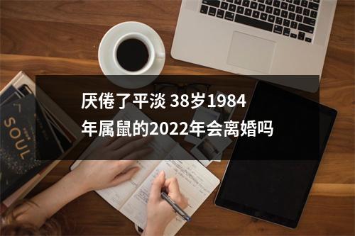 厌倦了平淡38岁1984年属鼠的2025年会离婚吗