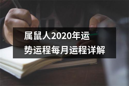 属鼠人2025年运势运程每月运程详解