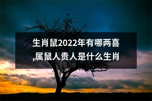 生肖鼠2025年有哪两喜,属鼠人贵人是什么生肖