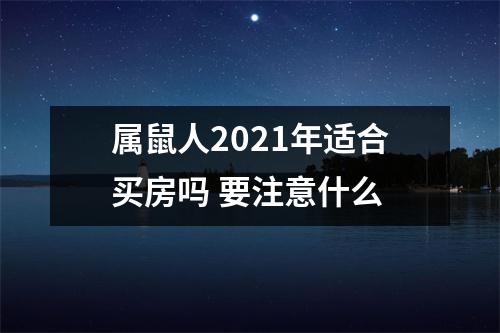 属鼠人2025年适合买房吗要注意什么