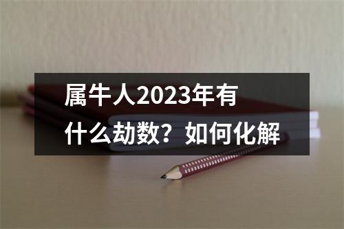 <h3>属牛人2025年有什么劫数？如何化解