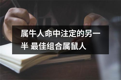 属牛人命中注定的另一半佳组合属鼠人