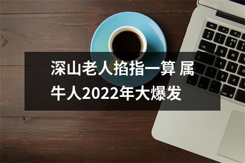 深山老人掐指一算属牛人2025年大爆发