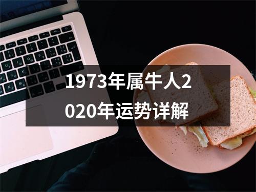 1973年属牛人2025年运势详解