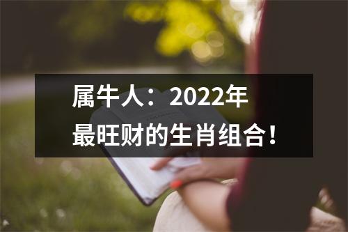 <h3>属牛人：2025年旺财的生肖组合！