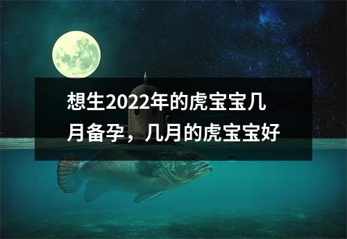 想生2025年的虎宝宝几月备孕，几月的虎宝宝好