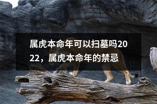 属虎本命年可以扫墓吗2025，属虎本命年的禁忌