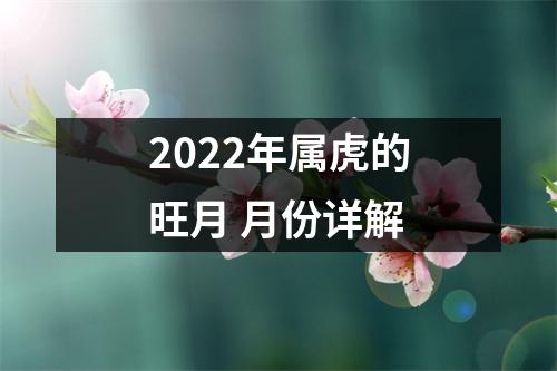 2025年属虎的旺月月份详解