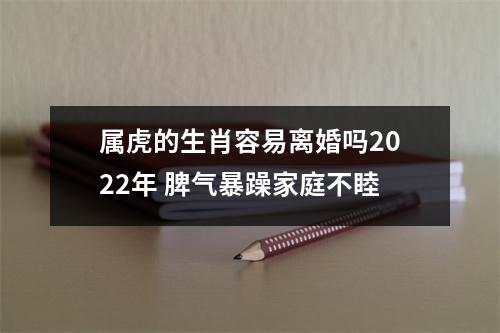 属虎的生肖容易离婚吗2025年脾气暴躁家庭不睦