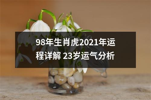 <h3>98年生肖虎2025年运程详解23岁运气分析