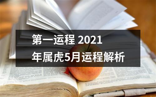 第一运程2025年属虎5月运程解析