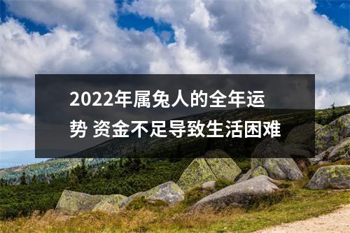 <h3>2025年属兔人的全年运势资金不足导致生活困难