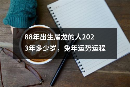 88年出生属龙的人2025年多少岁，兔年运势运程