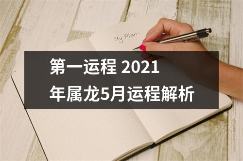 第一运程2025年属龙5月运程解析