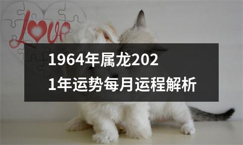 <h3>1964年属龙2025年运势每月运程解析