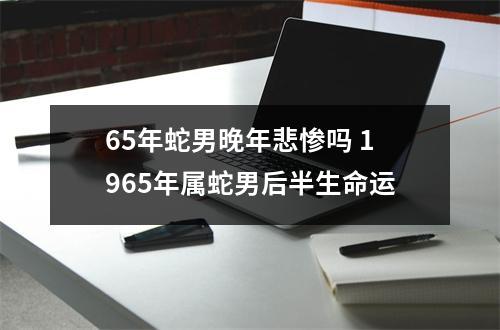 65年蛇男晚年悲惨吗1965年属蛇男后半生命运