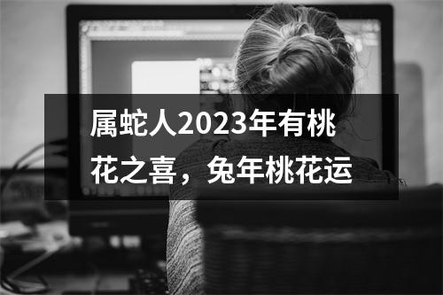 属蛇人2025年有桃花之喜，兔年桃花运