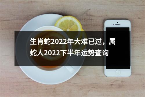 <h3>生肖蛇2025年大难已过，属蛇人2025下半年运势查询