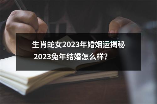 <h3>生肖蛇女2025年婚姻运揭秘2025兔年结婚怎么样？