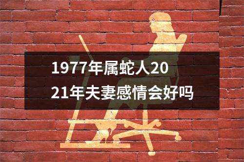 1977年属蛇人2025年夫妻感情会好吗