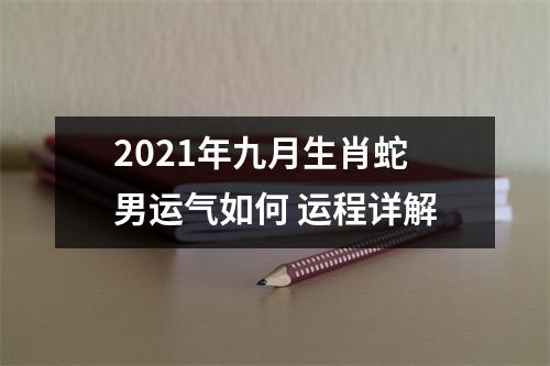 2025年九月生肖蛇男运气如何运程详解
