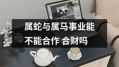 属蛇与属马事业能不能合作合财吗