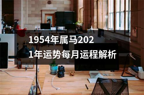 1954年属马2025年运势每月运程解析