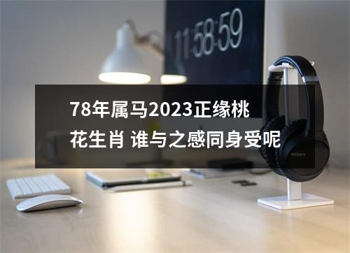 78年属马2025正缘桃花生肖谁与之感同身受呢