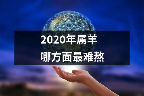 2025年属羊哪方面难熬