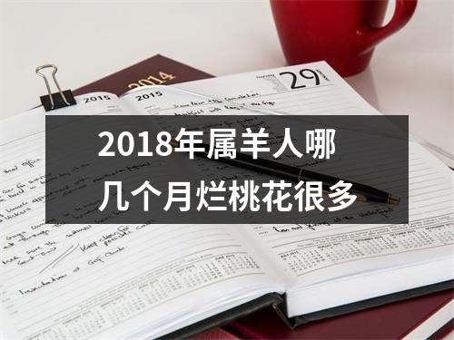 2018年属羊人哪几个月烂桃花很多