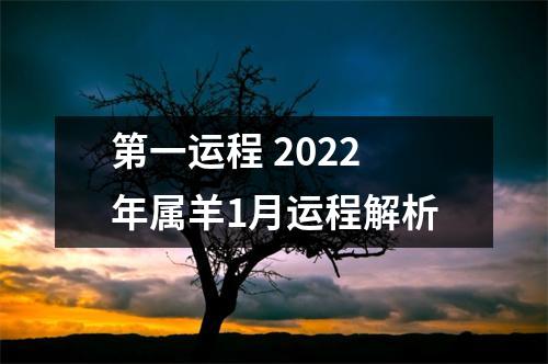 第一运程2025年属羊1月运程解析