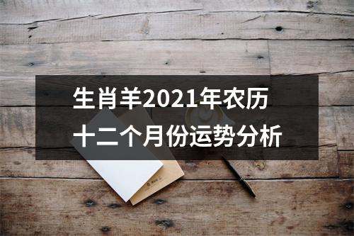 生肖羊2025年农历十二个月份运势分析