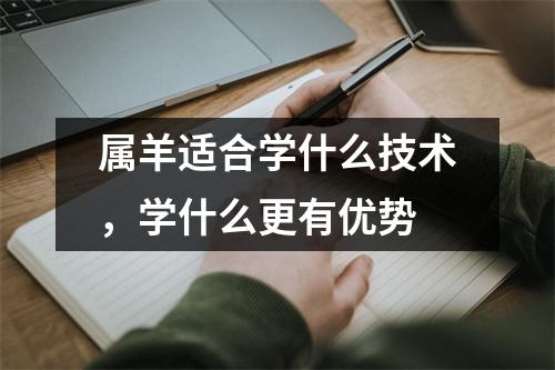 属羊适合学什么技术，学什么更有优势