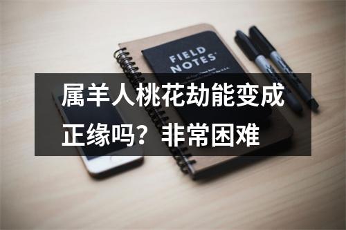 属羊人桃花劫能变成正缘吗？非常困难