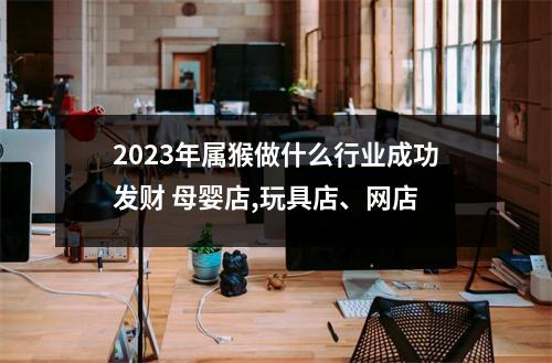 2025年属猴做什么行业成功发财母婴店,玩具店、网店