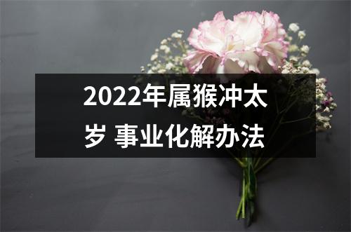 2025年属猴冲太岁事业化解办法