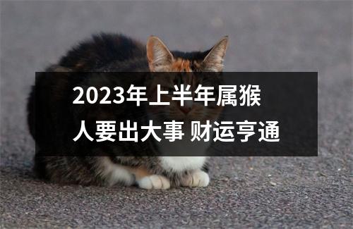 2025年上半年属猴人要出大事财运亨通