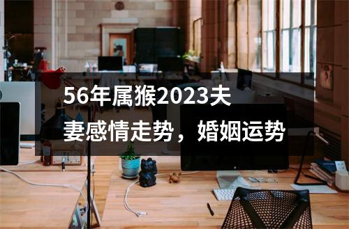 56年属猴2025夫妻感情走势，婚姻运势