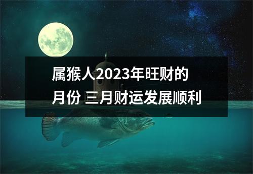 属猴人2025年旺财的月份三月财运发展顺利