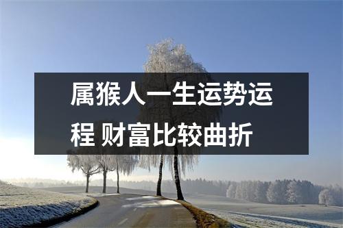 属猴人一生运势运程财富比较曲折