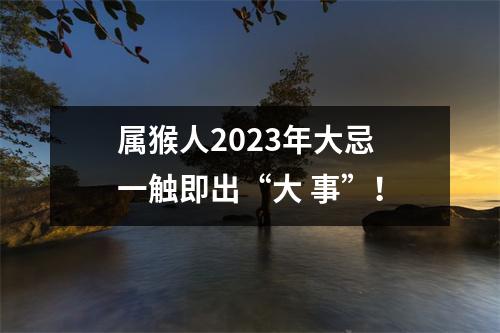 属猴人2025年大忌一触即出“大事”！